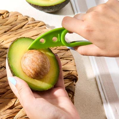 3In1 Avocado Slicer Multifunctional Avocado Cutter Corer Butter Fruit Peeler Cutter Orange Kiwi Fruit Peeler Knife Kitchen Tool