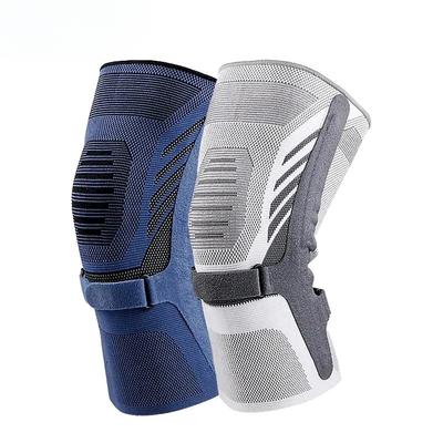 Knie-Kompressionsmanschette für Knieschmerzen, Kniestütze mit seitlichen Stabilisatoren, Patellasehnengurt zum Trainieren von Arthritis