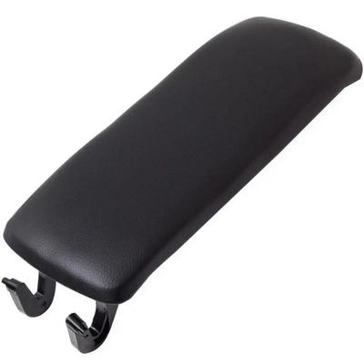 Couvercle de Console Centrale d'Accoudoir en Cuir Noir pour A4 S4 A6