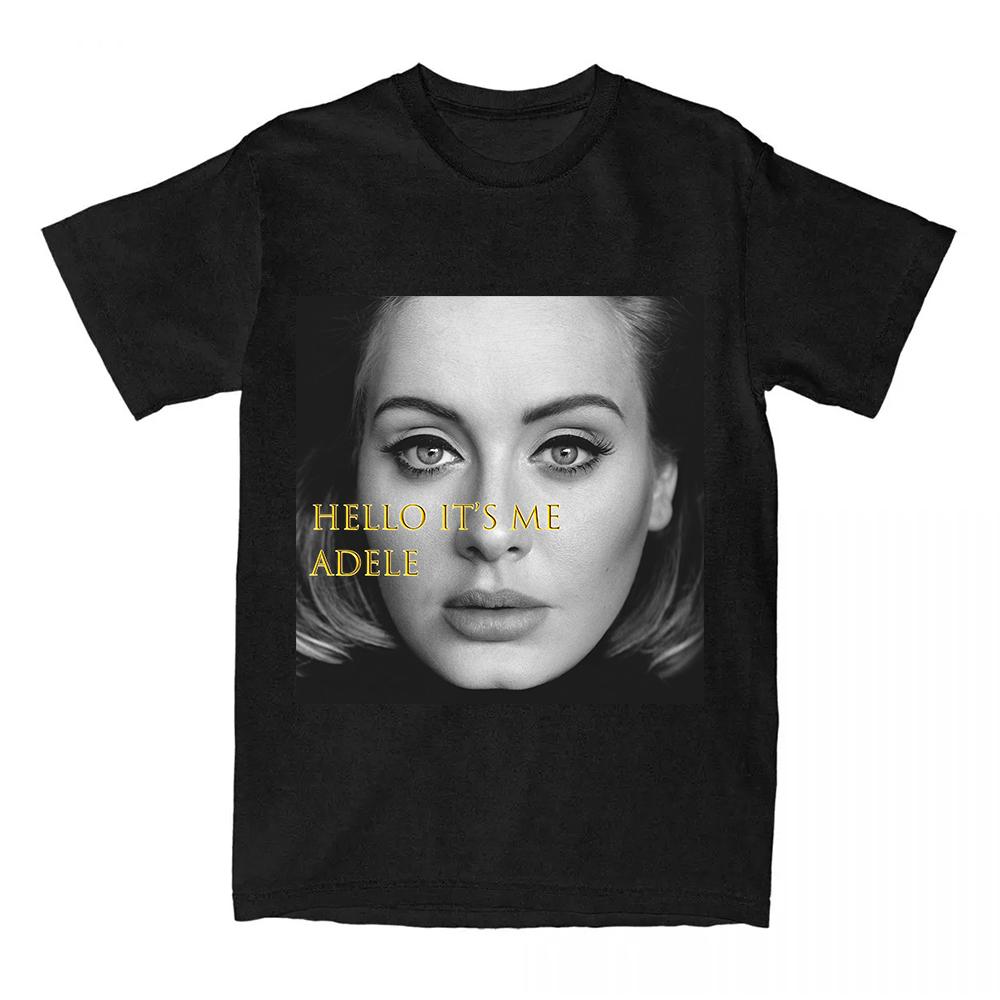 Adele Adkins T-shirts Roupas Femininas Cotton Soft Comfortable Camiseta High Quality Graphic Print Casual Women Anime T-shirt Band T-shirt summer Tops