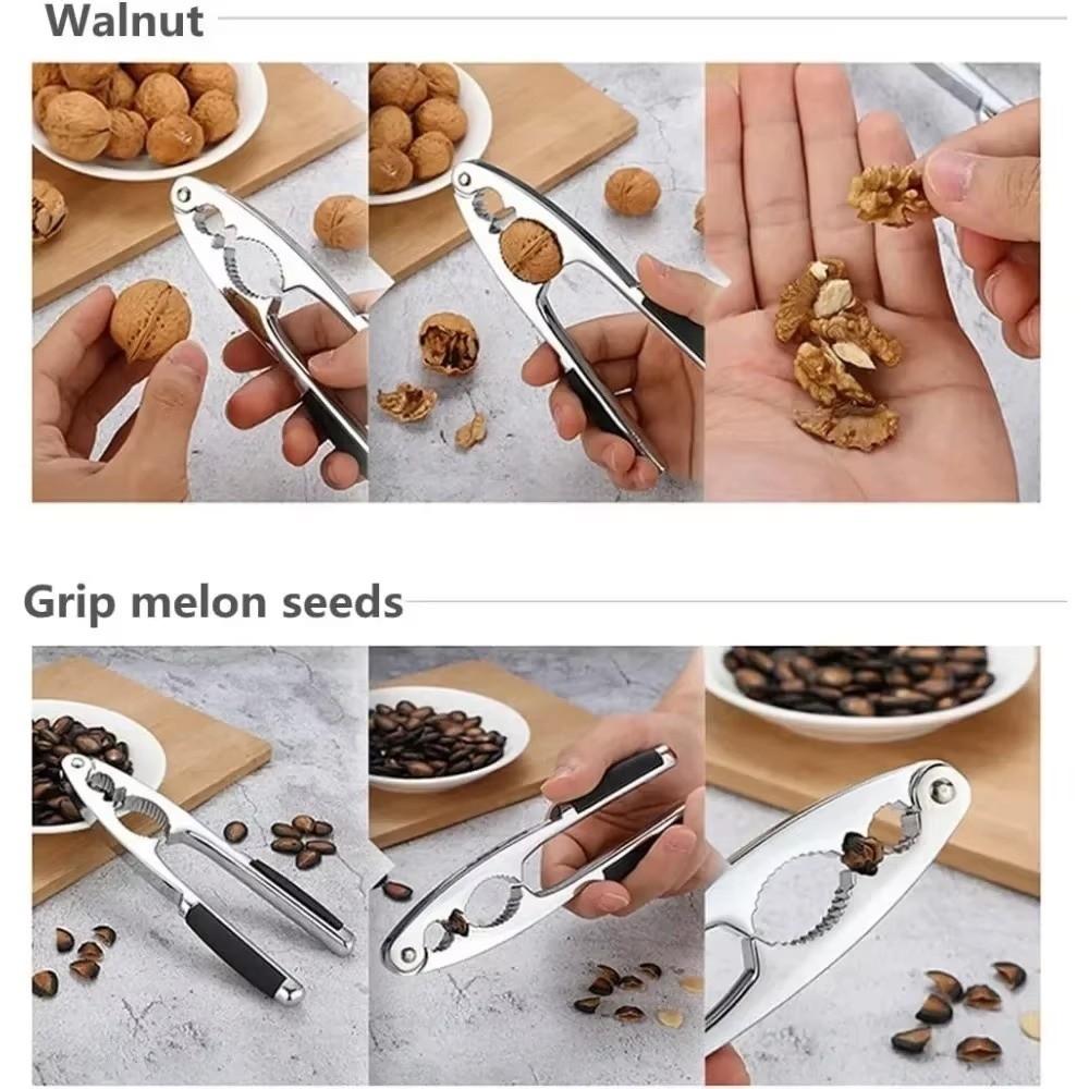 Multi-Function Walnut Cracker Stainless Steel Nut Sheller Nut Cracker Cooking Utensils