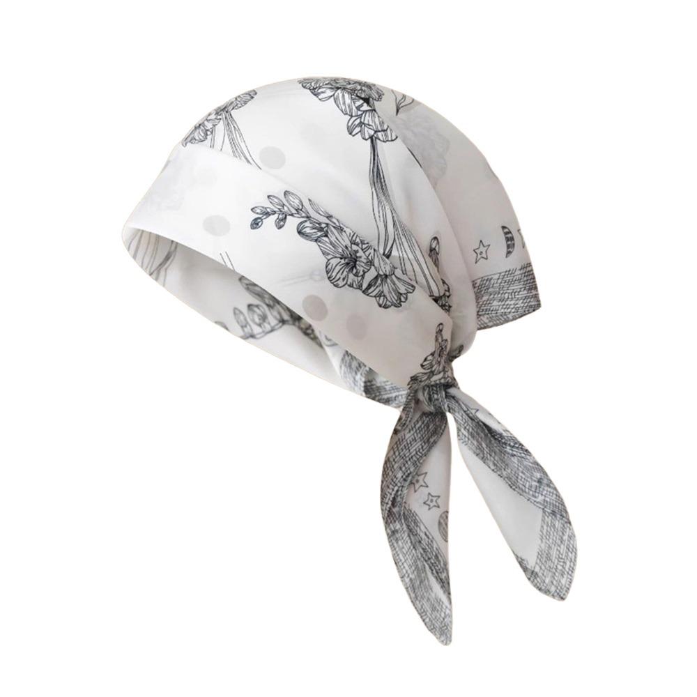 

Trendy 70*70cm Hair Scarf Bohemia Style Square Hairbands Floral Multifunctional Shawl Women