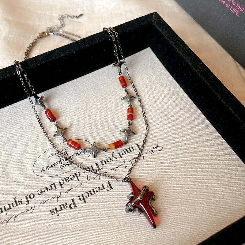 Empress Dowager Love Saturn Item Sweater Chain Niche Versatile Premium Jewelry