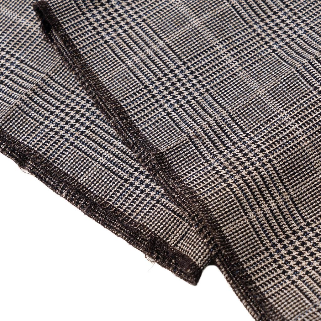 GUCCI Wide Leg Plaid Trousers Men's 690469-ZAG7S-9017