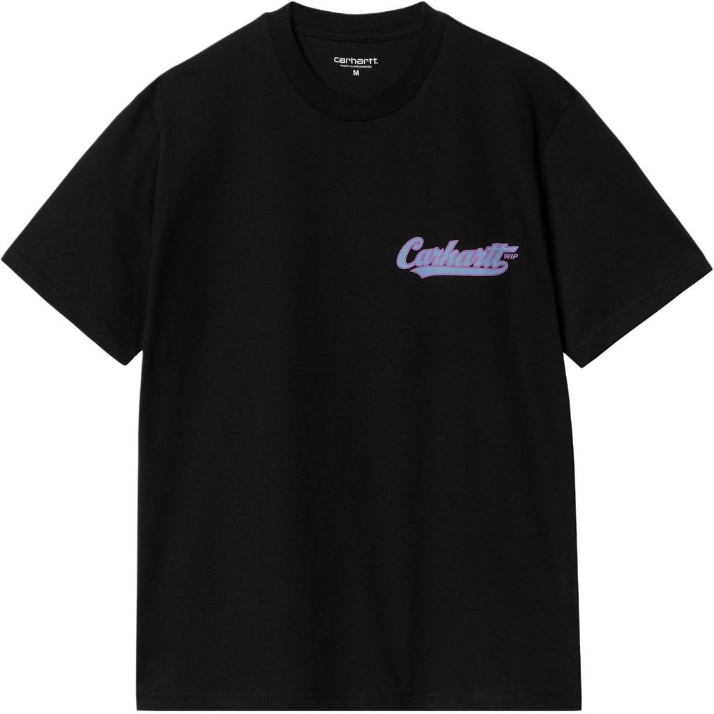 Carhartt WIP SS24 S/S Spill T-Shirt Back Logo Letter Number Print Crew Neck Short Sleeve T-Shirt Men T-Shirt I033950-89-XX