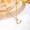 Elegant Titanium Steel Letter Necklace for Women - 2026 Clavicle Chain English Letter Pendant Jewelry
