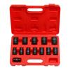13-Piece Heavy-Duty 1/2-Inch Hex Impact Socket Set for Electric Wrench