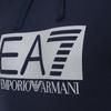 Emporio Armani EA7 FW21 Hooded Letter Print Sweatshirt Men sweatshirt Blue 3GPM62-J05Z-1554