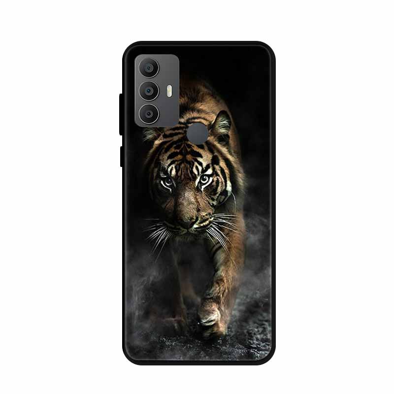 For Alcatel 1V 2021 Case 6002A 6002D Cool Fashion Soft TPU Silicone Bumper Fundas for Alcatel 1V (2021) Capa for Alcatel1v 1 V