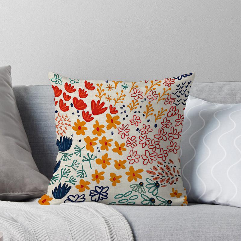 

Чехол на подушку с скандинавским абстрактным принтом для украшения дома, гостиной, дивана, спальни, декоративная подушка, наволочка 40X40CM