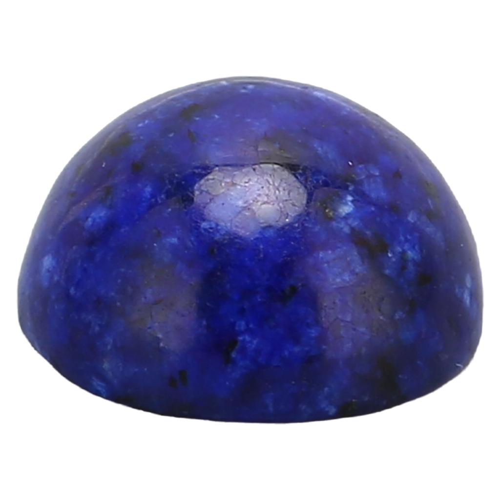 20Pcs Lapis Lazuli Cabochon Stone Half Round Beads 8mm Flat Back Dome Cover for DIY