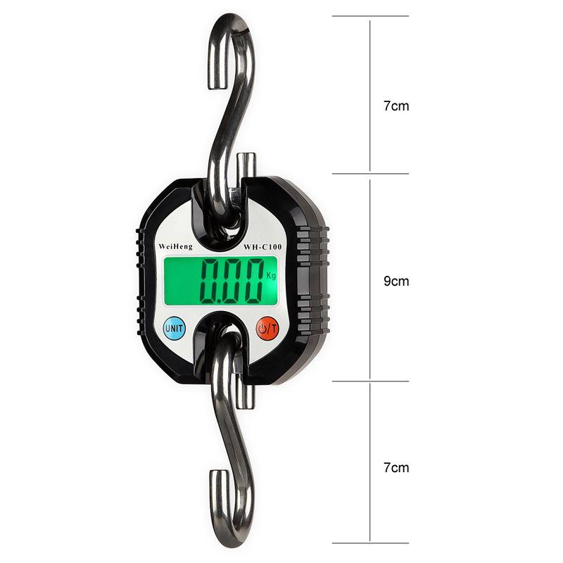 Portable High-Precision 150kg Electronic Hook Scale for Hunting and Livestock