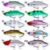 1pcs Long Casting Rattlin Hard Fishing Lure 9cm 28g Winter VIB Rattlin Hook Fishing Sinking Vibra Lures Pencil Baits