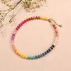 Hand Beaded Natural Stone Colorful Fashion Versatile Clavicle Necklace