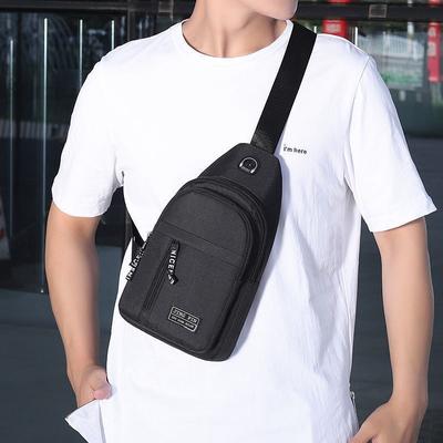 Nowe męskie torby na ramię Torba na klatkę piersiową Wielofunkcyjne torby crossbody Podróżna torba na ramię