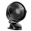 6 Inch Mini Cooling Fan 360 Degrees 4800mAH Battery Operated Fan with Strong Wind with Light with Clip for Travel Outdoor Indoor