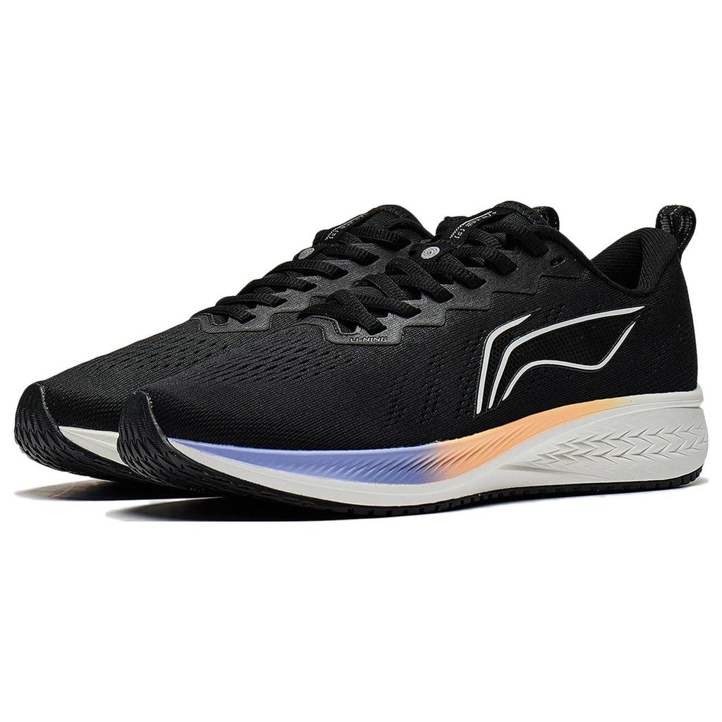 New LiNing Red Hare 6 Cushioning Anti Slip And Wear Resistant Rebound Low Top Running Shoes Women's Black ARMT016-21