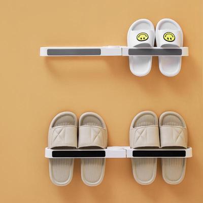Portascarpe da bagno a parete senza foratura - Organizzatore per stoccaggio e drenaggio