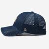 Ležérní prodyšná síťovaná baseballová čepice Rychleschnoucí s výšivkou hvězdy Kšiltovka s ochranou proti slunci UV ochrana Nastavitelná snapback čepice Unisex