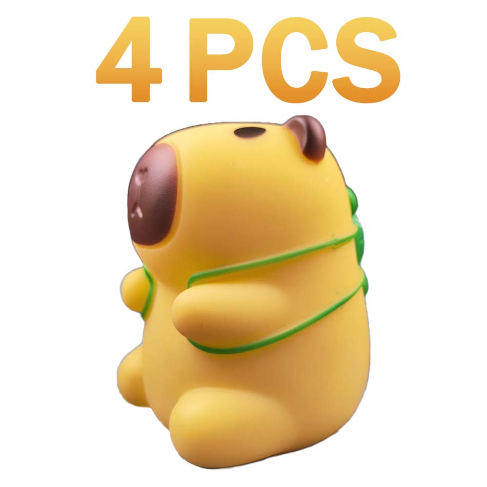 Wielokrotne kreskówkowe lampki nocne z kapibarą zapewniają komfortową atmosferę do snu, dobra lampka na dobranoc do wystroju pokoju dziecięcego