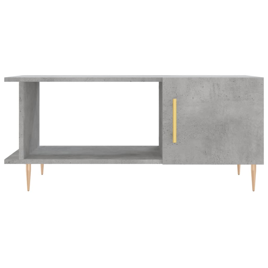  Coffee Table, Concrete Grey, 90x50x40 Cm