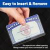 8 Pcs of PVC Card Protective Cover, Suitable for Social Security, Medical Insurance, and Credit Cards - Secure Storage Solution