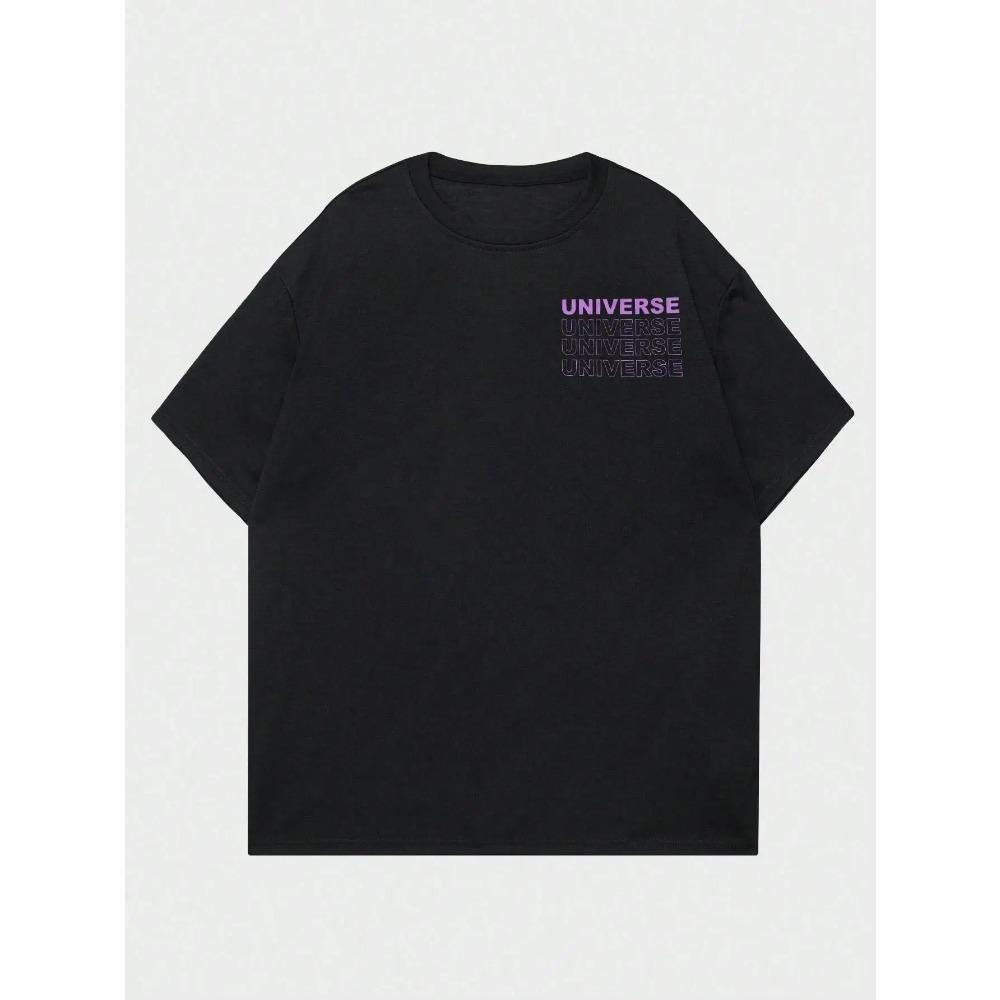 The Secret Of The Big Bang In The Universe Men T Shirts Summer Cotton T-Shirts Breathable Loose Clothes Hip Hop Street Tees