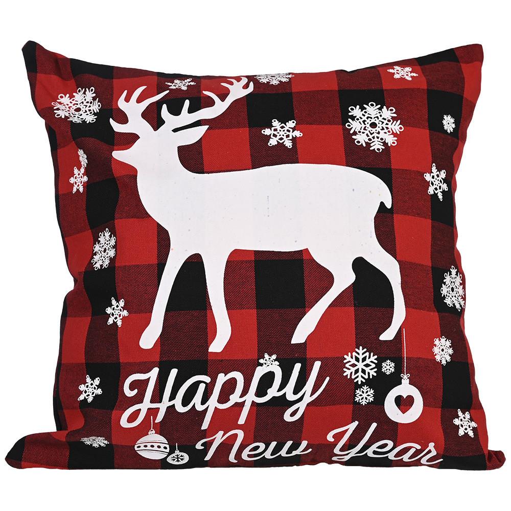 

Unique Christmas Rustic Elk Burlap Pillowcase For Cozy Seasonal Accents Home