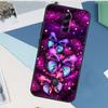 Black Beautiful Butterfly Case For ZTE Nubia Red Magic 11 10 9 8 8S 9S 10S Pro Plus 6 7 6S 7S Pro 5G 6R 10 Air Cover