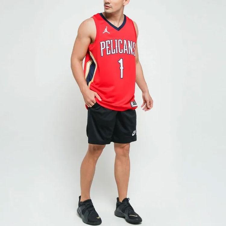 Air Jordan NBA Zion Williamson New Orleans Pelicans 2020/21 Fan Edition Jersey #1 Men's CV9486-660