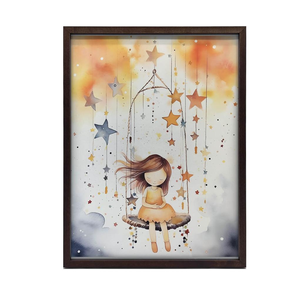 Karuzela Gwiazd Karuzela Gwiazd, 50X70 Cm, Bez Ramy, Płótno Premium Na Blejtramie