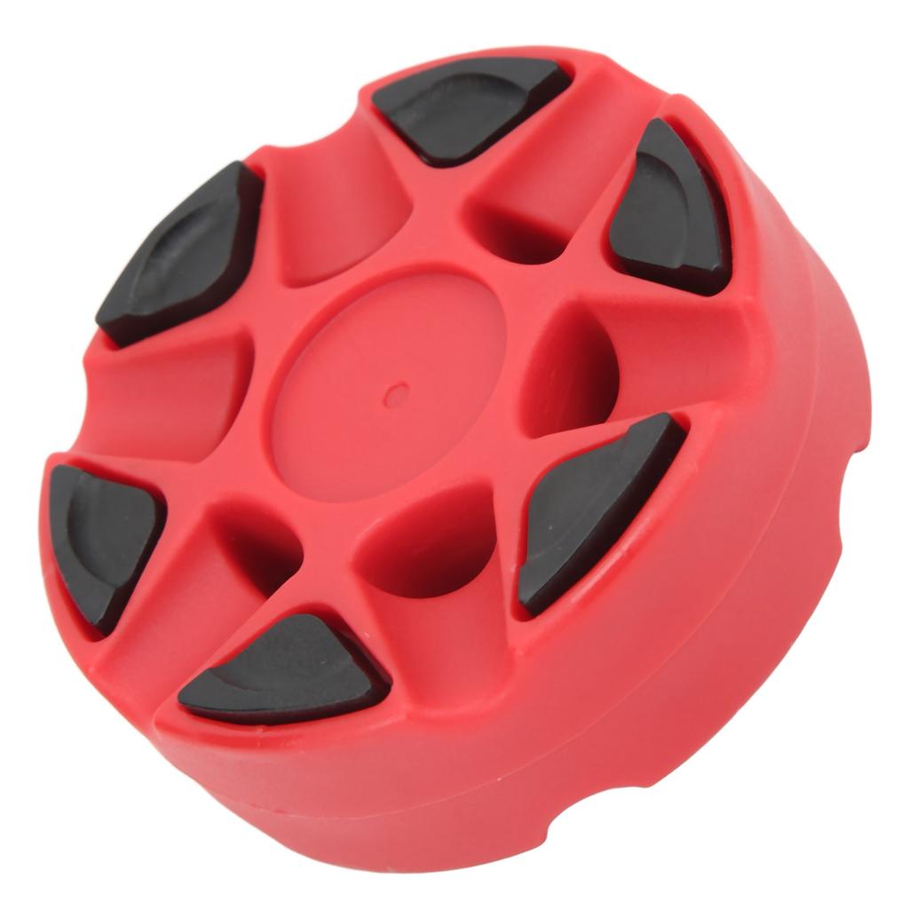 Hockey Puck Dense Texture Glossy Flat Easy Sliding Plastic Roller Hockey Puck for Daily Skating TrainingRed