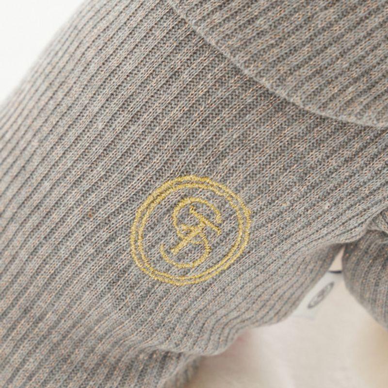 CROOKTHECHIHUAHUA Twinkle Matrosenkragen Strick - Ruhiges Grau