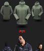 Men's Military Tactical Windbreaker Set: Waterproof, Warm, Outdoor Softshell Jacket with Plus Velvet for Mountaineering.