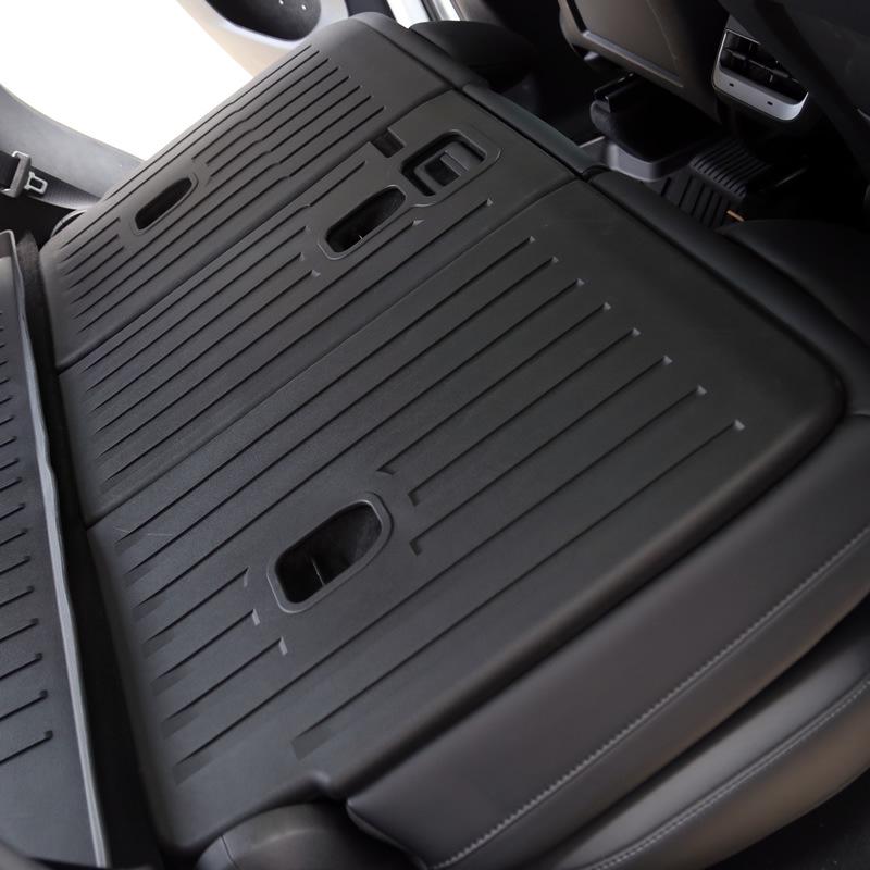 Tesla Model Y Blister Sitzlehnenpolster & TPE Kofferraummatte Set