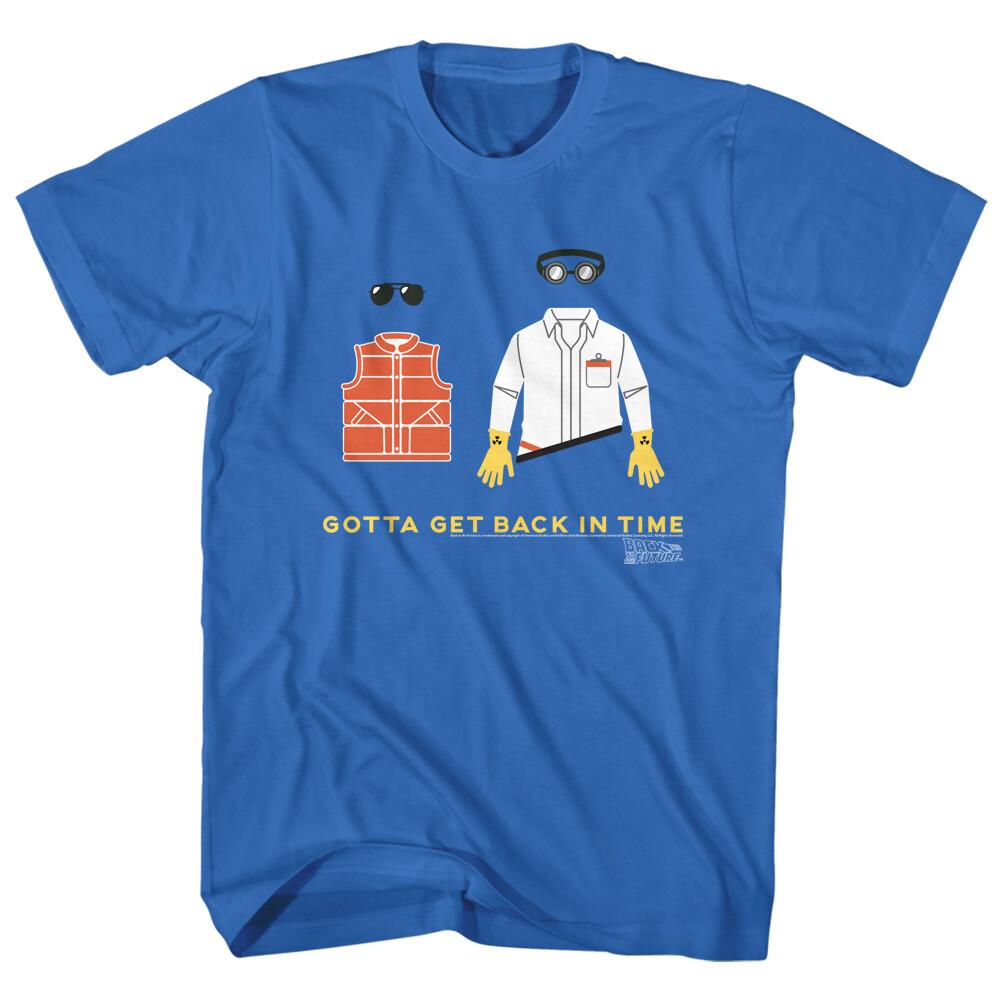 Back To The Future Movie Gotta Get Back In Time Outfits Men T Shirt XXXXL