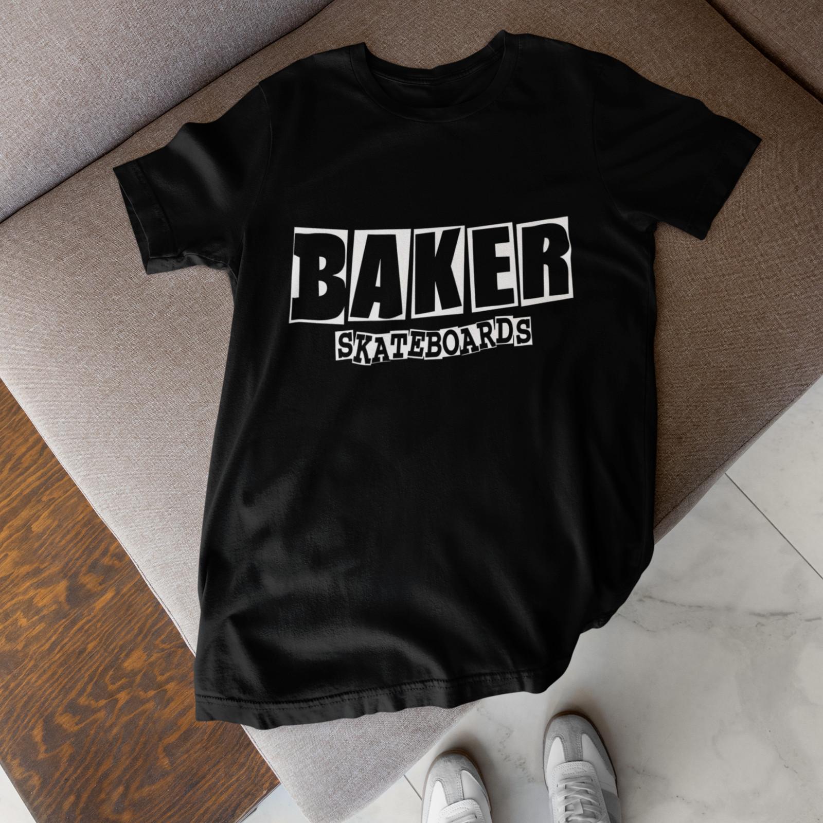 Стильная футболка для скейтбординга Baker Skateboards Скейтбордист Уличная одежда Графическая футболка XL
