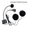 Helmet Microphone Speaker | Half Face Helmet Speaker, Waterproof Type-C Connectivity Noise Reducing Headphones with Mic for Streaming Studio Video