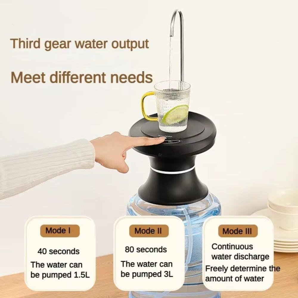 Silent Operation Automatic Water Dispenser Smart Water Bottle Pump  Mini Barreled Water