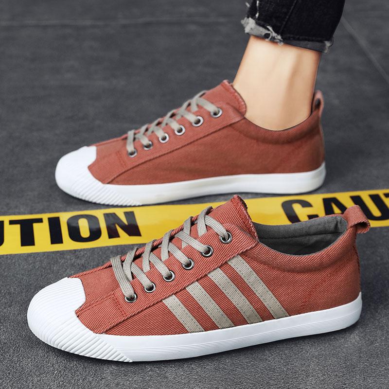 High Quality Canvas Shoes Lightweight Breathable Versatile Casual Shoes for Men Low Top Flat Sports Shoes Designer Sneakers Men