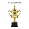 Plastic Award Trophy Kids Small Trophy Props Prize with Base Appreciation Gifts Rewards Decor Trophy Cup for Classroom School