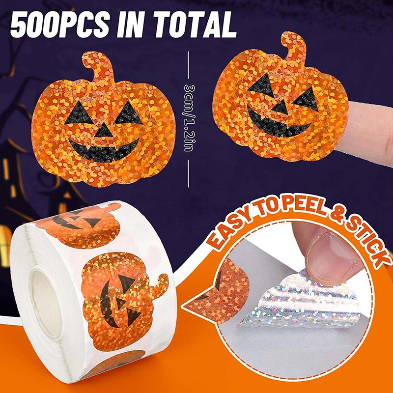 500Pcs Glittering Flower Sticker Party Gift Wrapping Label Sticker Children Reward Stickers Scrapbook Stationery