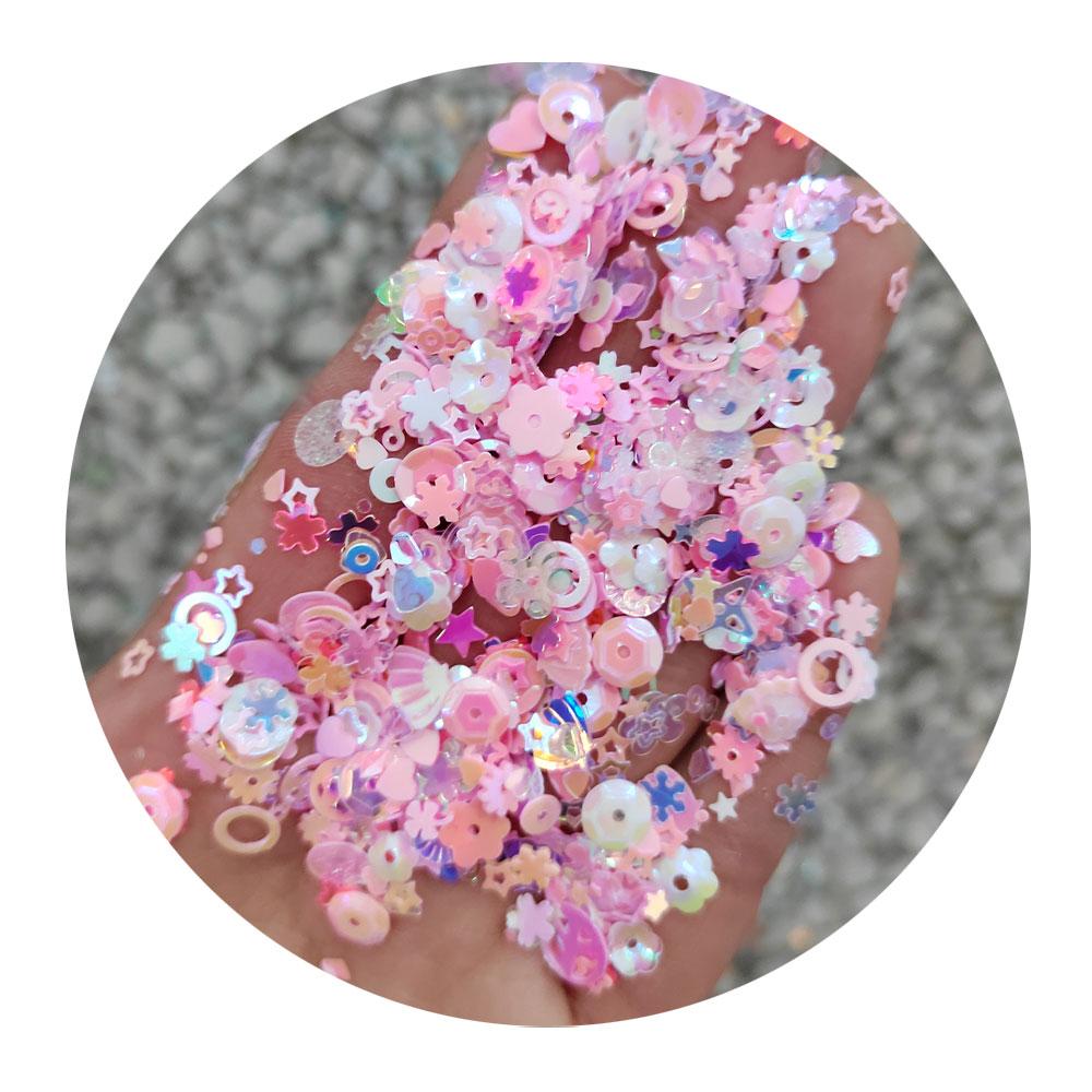 Nail Art Manicure Sequins Flower Mermaid PVC Loose Glitter Paillette for Wedding Confetti Ornament Crafts Accessories