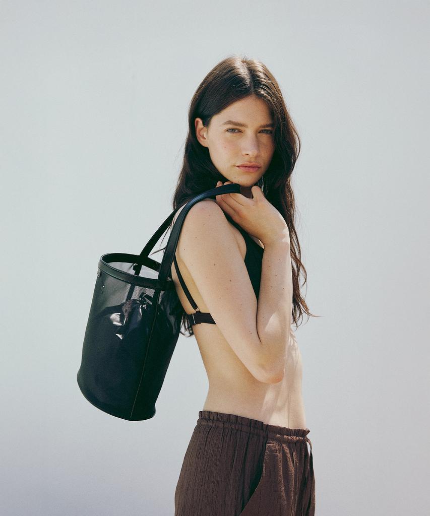 Moremorr Onde Bag Mesh Bag Black