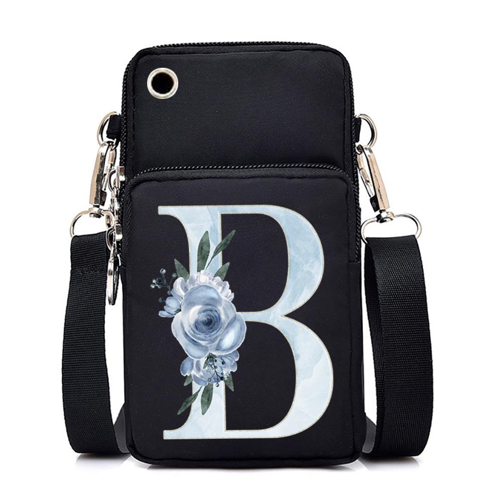 Letter Printing Go Out Portable Messenger Bag Shoulder Bag Men And Women Casual Simple