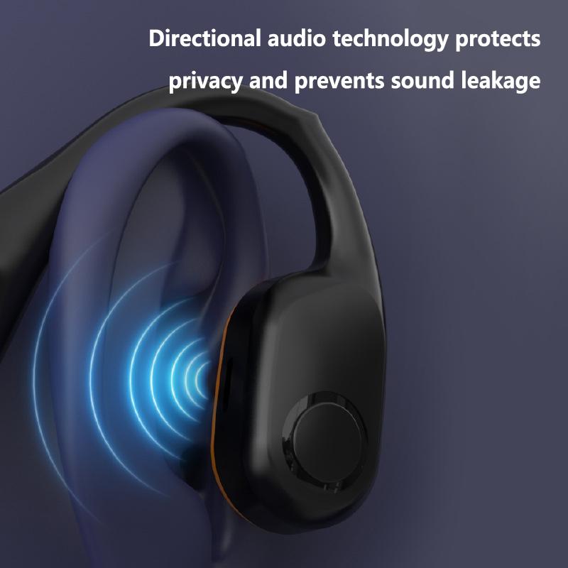 Open-Ear Bone Conduction Bluetooth Headphones with Extra-Long Battery Life Perfect for Running, Cycling Swimming  Sports