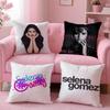 Singer - Selena Gomez Cushion Cover Cushion Cover Set 4Pcs 50X50 45X45 40X40 Pillowcase Decorative Sofa Home Decor