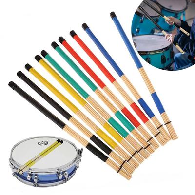 Wooden Drum Brushes Wire Harness Jazz Maple Drum Sticks Musical Instrument Accessories