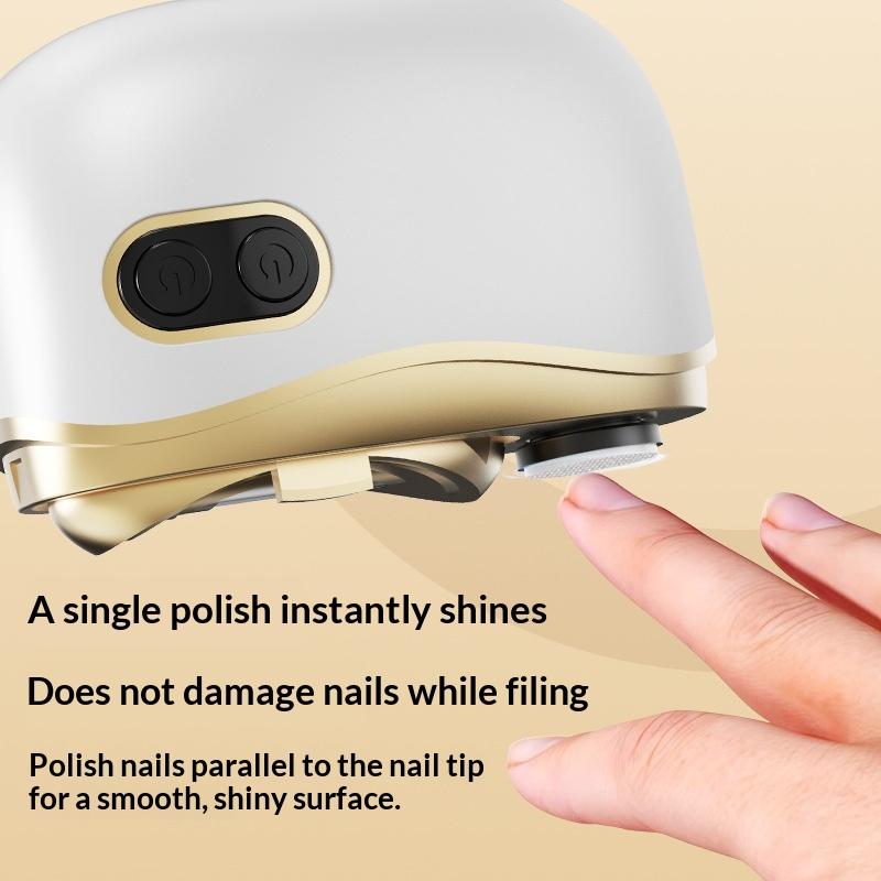 New Electric Nail Clippers Grinder Two-in-One Stainless Steel Anti-Pinch Finger Nailer for Baby Old Man Universal Household Use