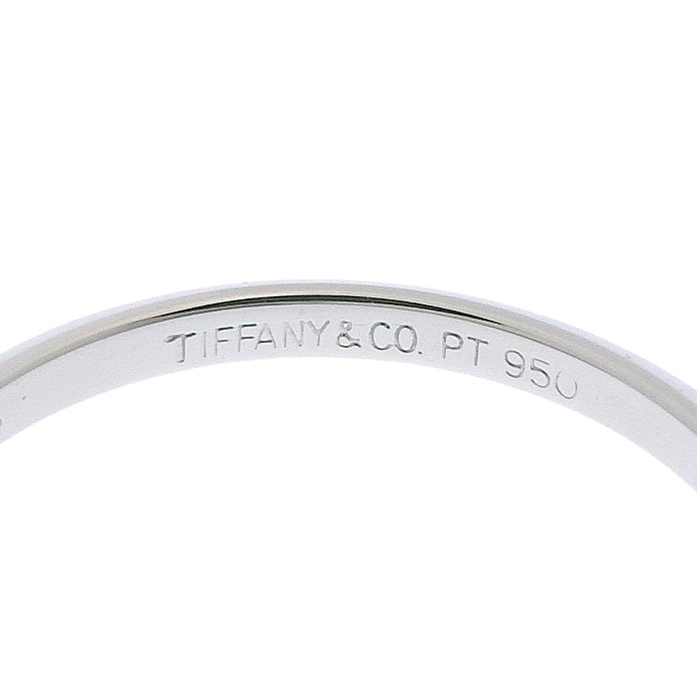 TIFFANY&Co. Knife edge Ring Pt950Platinum #7.8(US Size) 2.3g Women Used